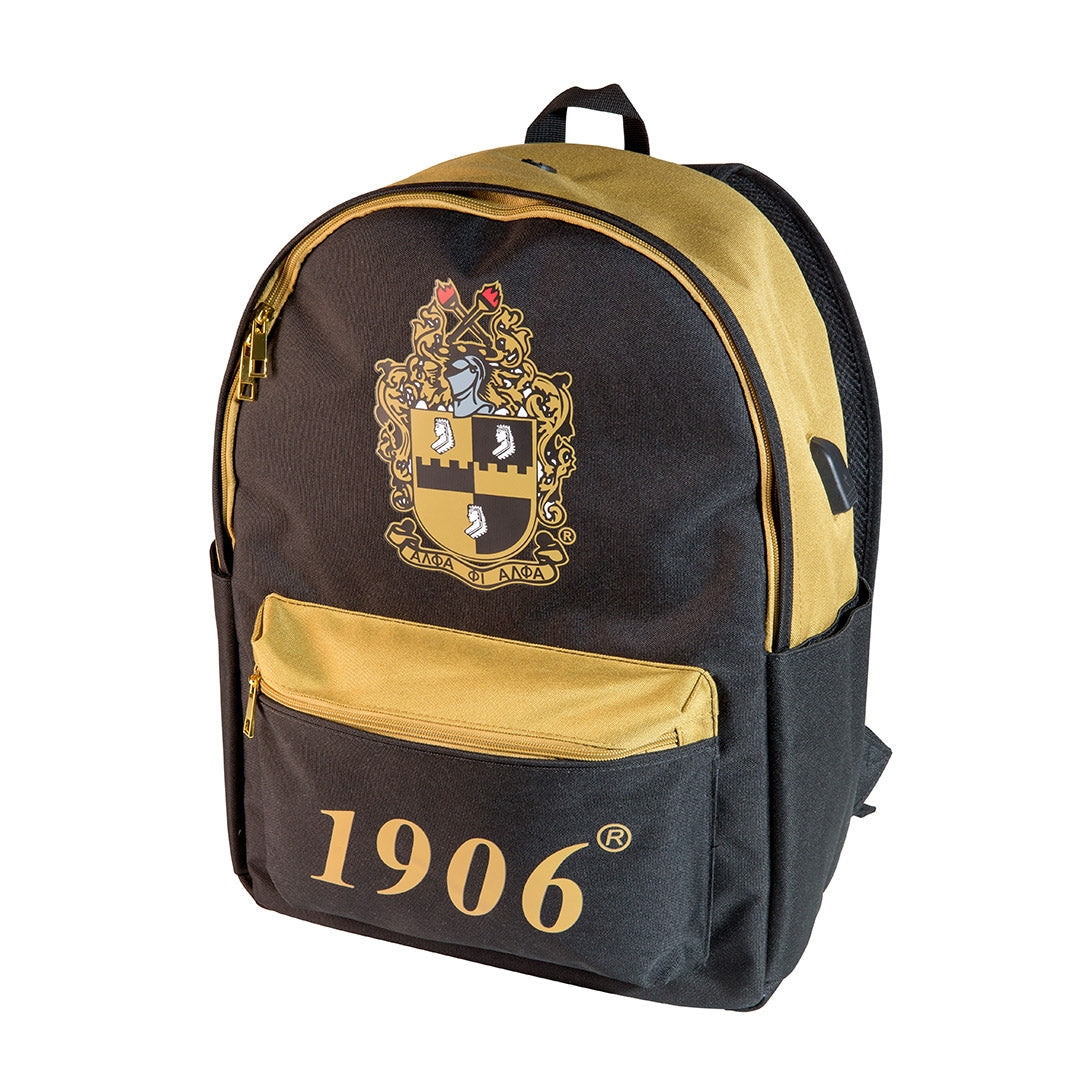 Alpha Phi Alpha USB Port Backpack