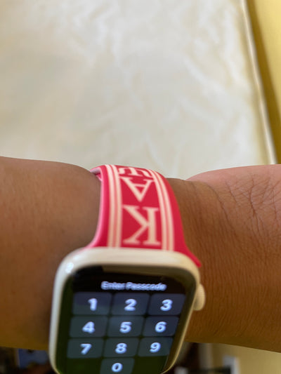 Kappa Alpha Psi Silicone Apple Watch Band Size 38/40/41 mm