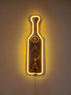 Alpha Phi Alpha LED Wooden Paddle