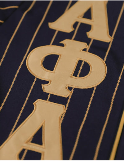 Alpha Phi Alpha Baseball Jersey Black