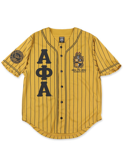 Alpha Phi Alpha Baseball Jersey Gold