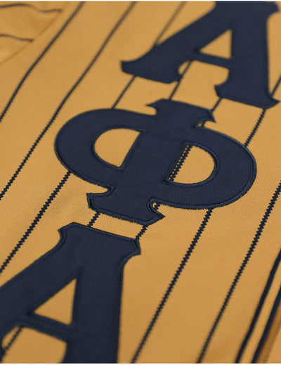 Alpha Phi Alpha Baseball Jersey Gold