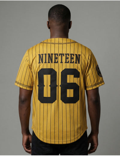 Alpha Phi Alpha Baseball Jersey Gold
