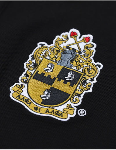 Alpha Phi Alpha Polo Shirt Black