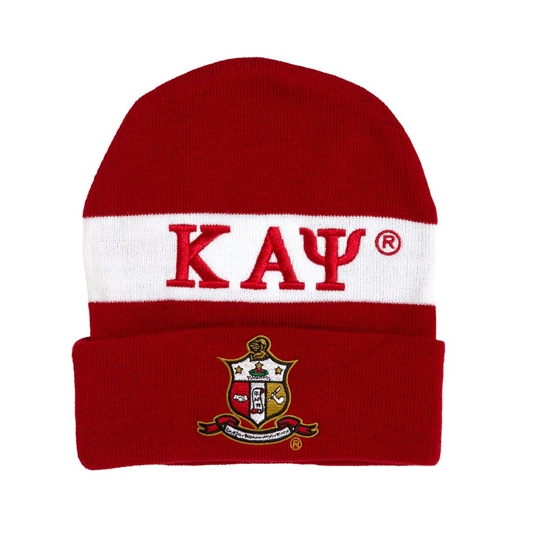 Kappa Alpha Psi Embroidered Knit Beanie Cap