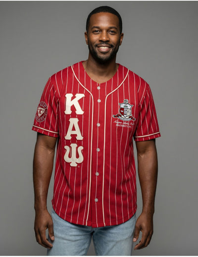 Kappa Alpha Psi Baseball Jersey Red