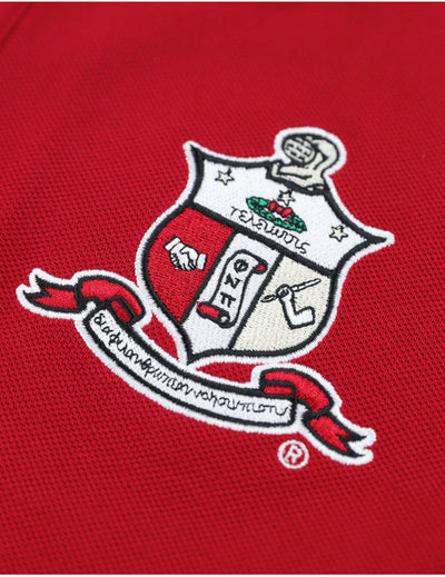 Kappa Alpha Psi Polo Shirt Red