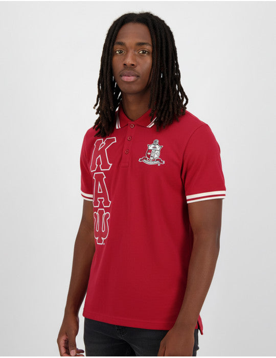 Kappa Alpha Psi Polo Shirt Red